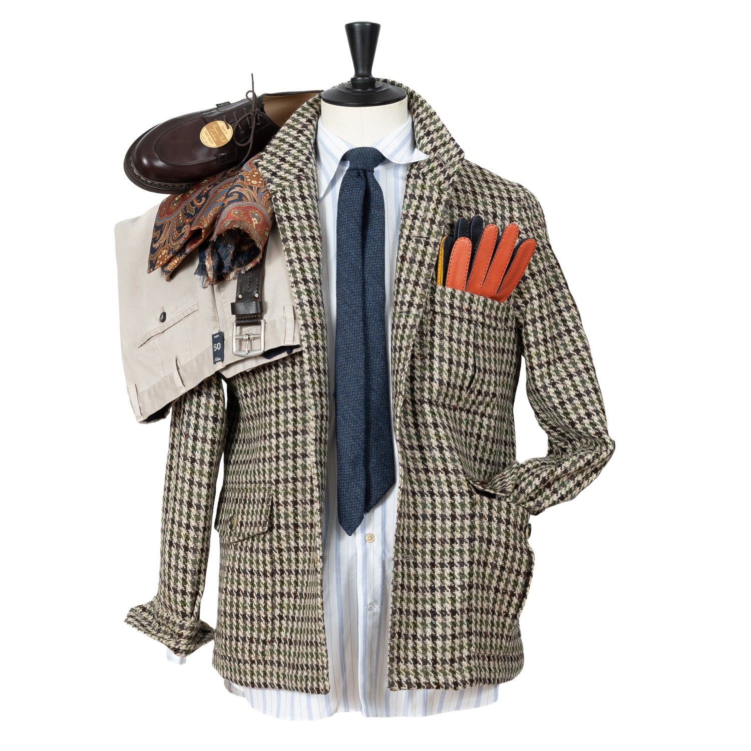 Limited Edition: Shirt Jacket "Shooting-Teba" made from pure Wool by W.Bill